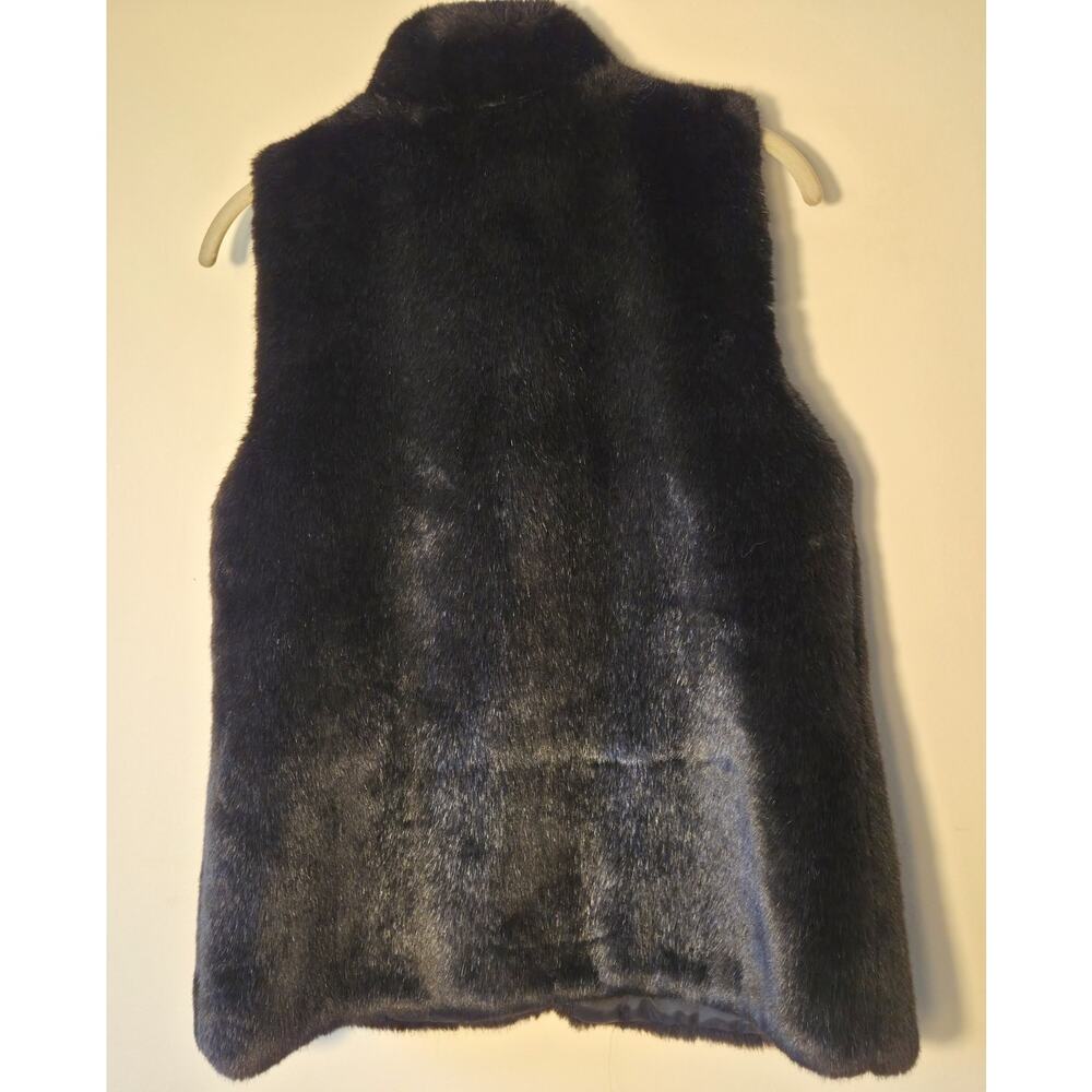 MICHAEL KORS Women Faux Fur Vest Jacket Coat Brown Size S Small Outerwear Cozy - Picture 6 of 10